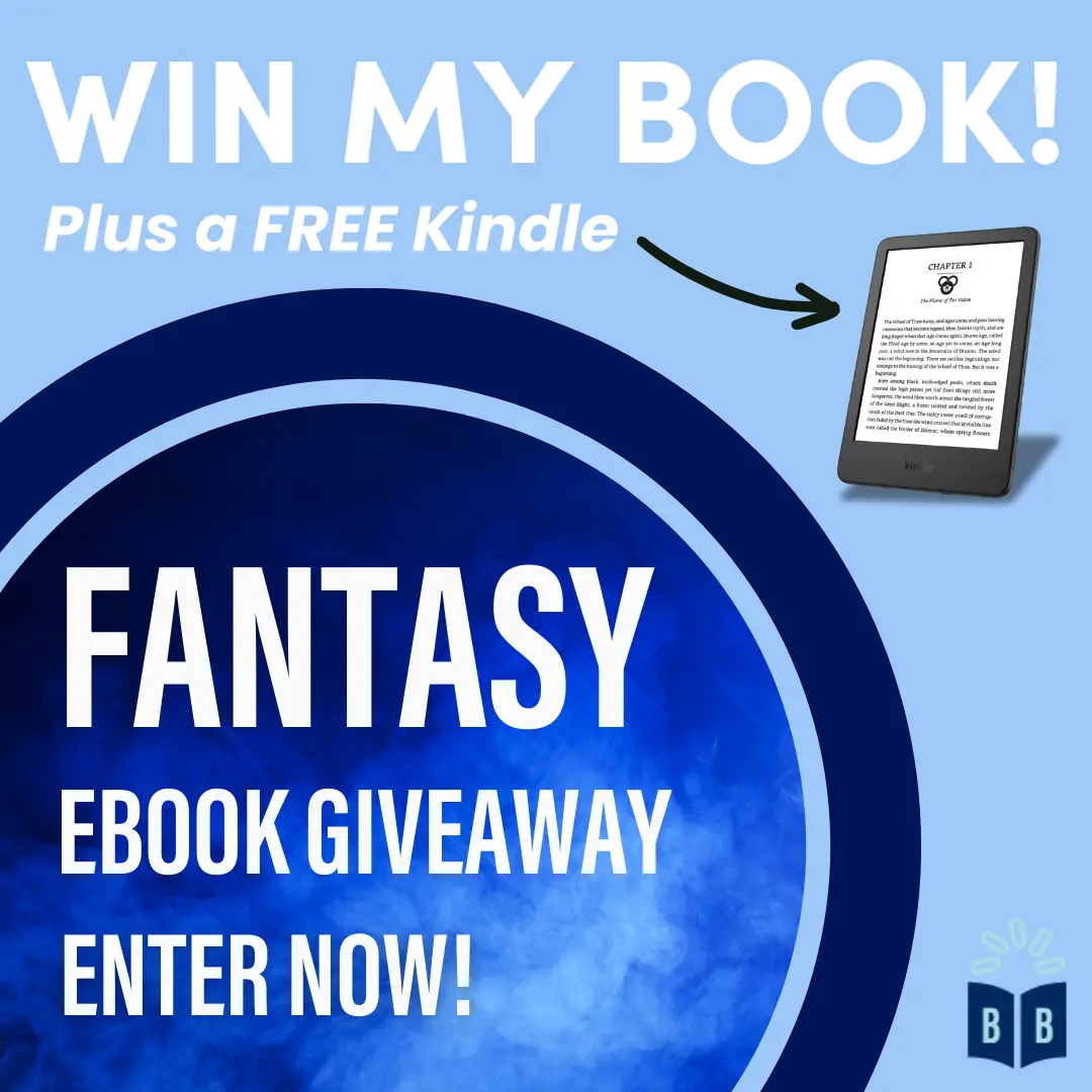 Fantasy eBook Giveaway banner featuring "The Convergence: Broken Magic" novel and FREE Kindle giveaway promotion