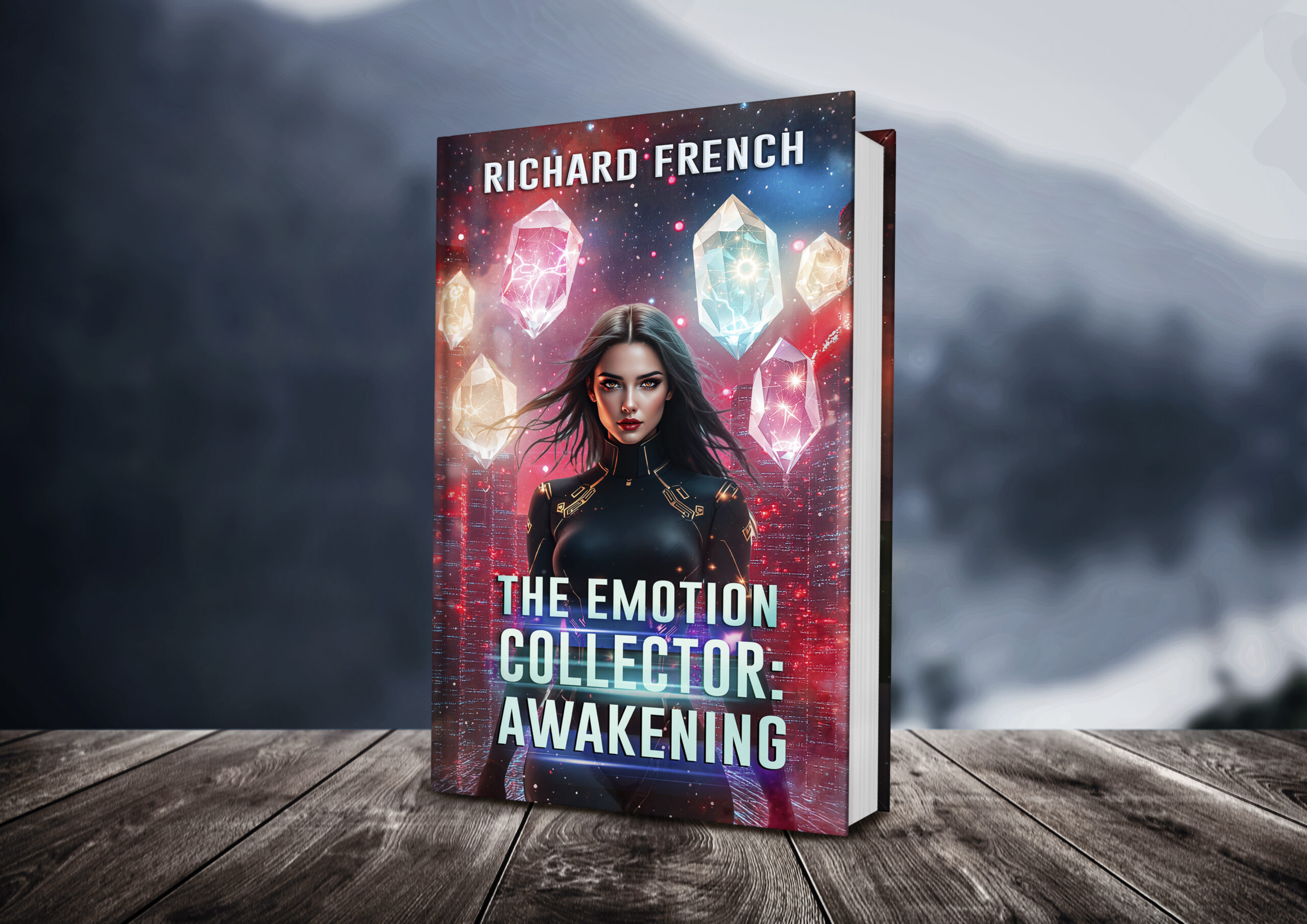 EC:A Mockup | Richard French The Emotion Collector: Awakening Book Cover Mockup