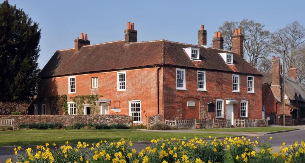 THE HOME OF 19TH CENTURY NOVELIST JANE AUSTEN AT CHAWTON HAMPSHIRE