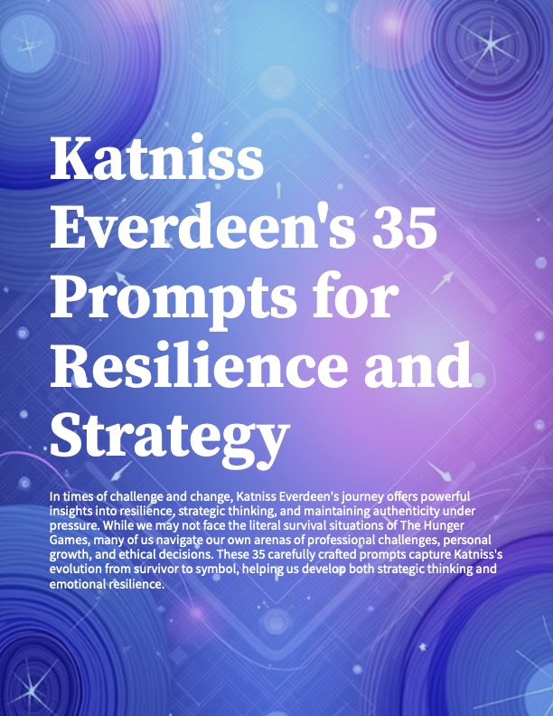 Katniss Everdeen Journaling Prompts for Resilience and Strategy